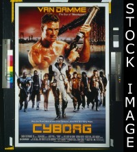 #483 CYBORG 1sh '89 Jean Claude Van Damme 