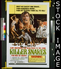 #411 KILLER SNAKES 1sh '75 Lee, Lang, Kuei 