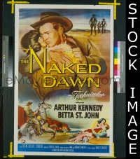 #137 THE NAKED DAWN 1sh '55 Kennedy, Ulmer 