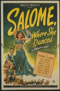 SALOME WHERE SHE DANCED 1sheet