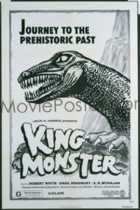 #073 KING MONSTER 1sh '76 White, Bradbury 