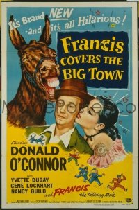 FRANCIS COVERS THE BIG TOWN 1sheet