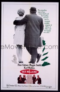 P856 HOT MILLIONS one-sheet movie poster '68 Peter Ustinov