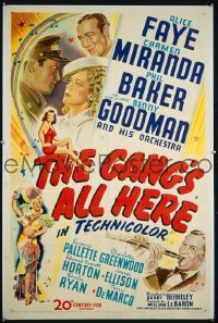 GANG'S ALL HERE ('43) 1sheet