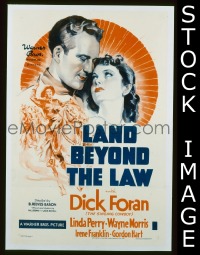 LAND BEYOND THE LAW ('37) 1sheet