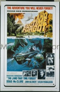 P997 LAND THAT TIME FORGOT one-sheet movie poster '75 McClure