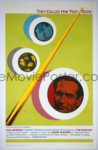 P877 HUSTLER one-sheet movie poster R64 Paul Newman, Gleason