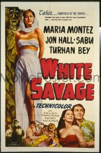 WHITE SAVAGE ('43) 1sheet