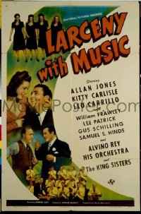 LARCENY WITH MUSIC 1sheet