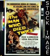 MAN WHO DIED TWICE 1sheet