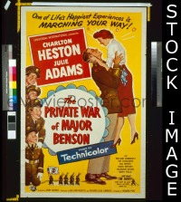 PRIVATE WAR OF MAJOR BENSON 1sheet