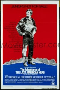 Q001 LAST AMERICAN HERO one-sheet movie poster '73 car racing!