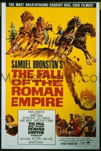 r602 FALL OF THE ROMAN EMPIRE one-sheet movie poster '64 Sophia Loren