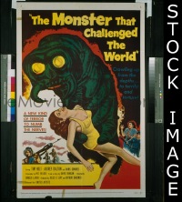 MONSTER THAT CHALLENGED THE WORLD 1sheet
