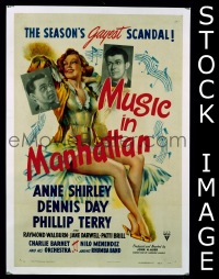 MUSIC IN MANHATTAN 1sheet