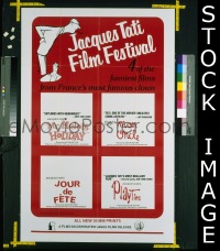 JACQUES TATI FILM FESTIVAL 1sheet