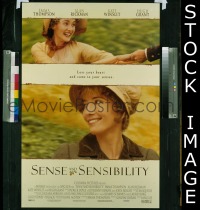 H990 SENSE & SENSIBILITY double-sided one-sheet movie poster '95 Ang Lee, Kate Winslet