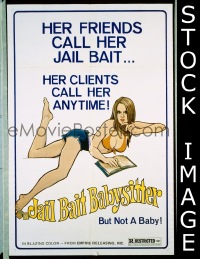 #348 JAIL BAIT BABYSITTER 1sh '78 classic! 