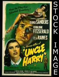 STRANGE AFFAIR OF UNCLE HARRY 1sheet