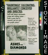 #247 ASHES AND DIAMONDS 1sh '58 Wajda 