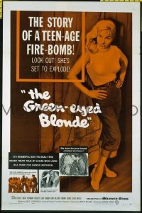 #126 GREEN-EYED BLONDE 1sh '57 Susan Oliver 