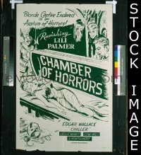 #045 CHAMBER OF HORRORS 1sh R56 Lilli Palmer 