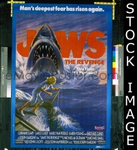 P927 JAWS: THE REVENGE one-sheet movie poster '87 it's personal!