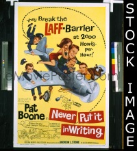 #181 NEVER PUT IT IN WRITING 1sh '64 Boone 