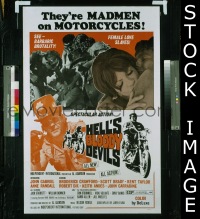 #344 HELL'S BLOODY DEVILS 1sh '70 Gabriel 