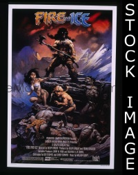 r620 FIRE & ICE one-sheet movie poster '83 Frank Frazetta art!