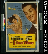 FIRST TIME ('52) 1sheet