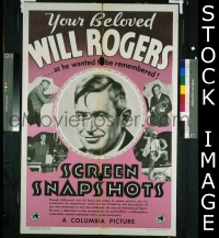YOUR BELOVED WILL ROGERS 1sheet