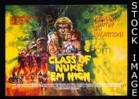 CLASS OF NUKE 'EM HIGH British quad