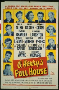 O HENRY'S FULL HOUSE 1sheet