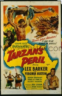 TARZAN'S PERIL 1sheet