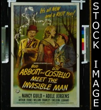 ABBOTT & COSTELLO MEET THE INVISIBLE MAN 1sheet