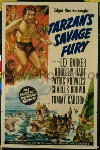 TARZAN'S SAVAGE FURY 1sheet