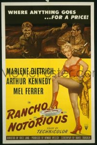 RANCHO NOTORIOUS 1sheet