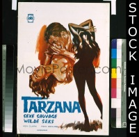 #344 TARZANA THE WILD GIRL Belgian poster '72