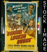 BEHIND LOCKED DOORS ('48) 1sheet