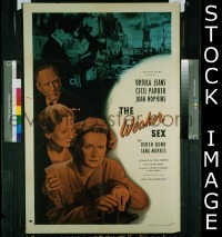 WEAKER SEX ('49) English 1sh