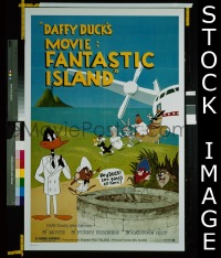 #250 FANTASTIC ISLAND 1sh '83 Daffy Duck 