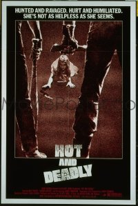 #361 HOT & DEADLY 1sh '83 rape revenge! 