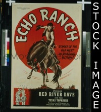 #224 ECHO RANCH 1sh '48 Red River Dave 