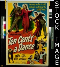 #302 10 CENTS A DANCE 1sh '45 Lloyd, Frazee 