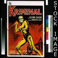 #327 KRIMINAL Belgian poster '66 Lenzi 