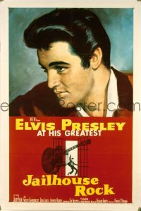 P920 JAILHOUSE ROCK one-sheet movie poster '57 Elvis Presley