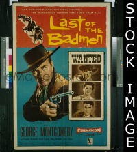 LAST OF THE BADMEN 1sheet