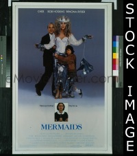 #2634 MERMAIDS DS 1sh '90 Cher, Winona Ryder 