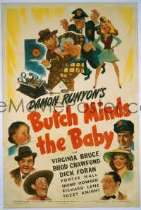 BUTCH MINDS THE BABY 1sheet